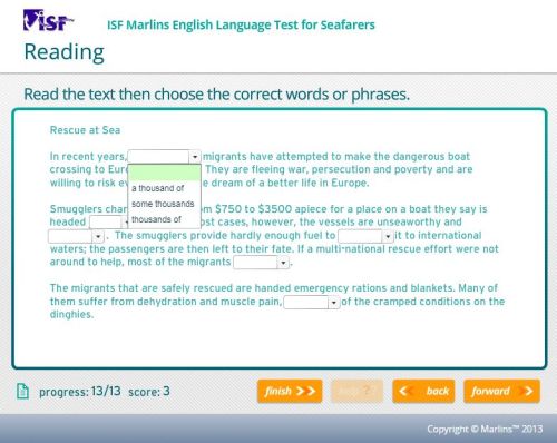 Tips Reading Marlins Test