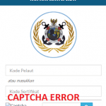 CAPTCHA ERROR