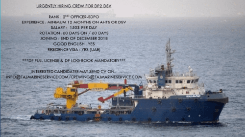 Taj marine service banner