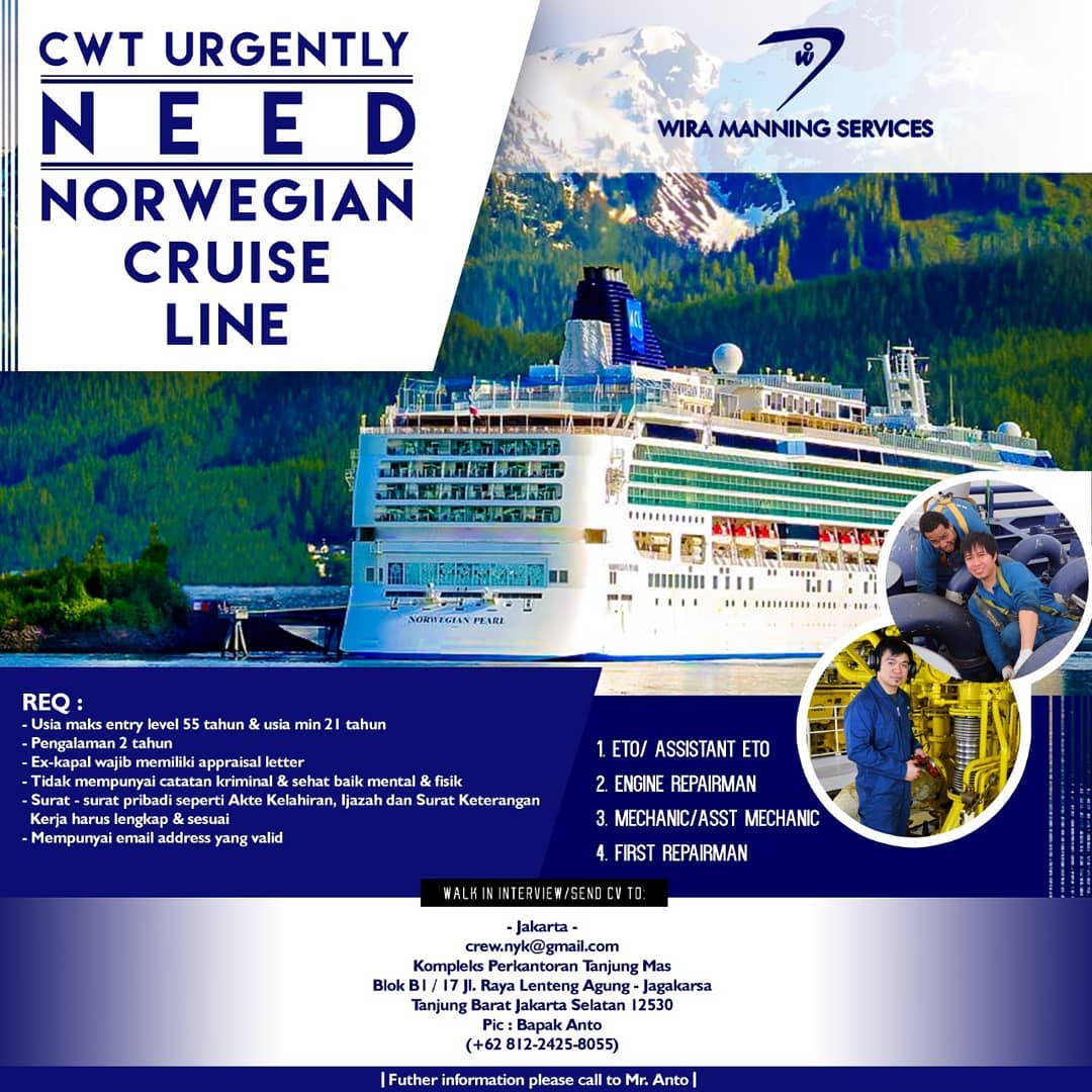 Lowongan Cruise Line