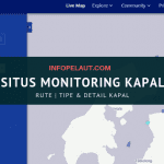 Website Monitoring Pergerakan Kapal