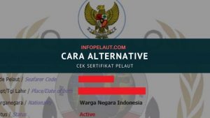 Cara Alternativ mengecek sertifikat pelaut