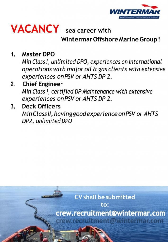 Offshore Vacancy - Wintermar